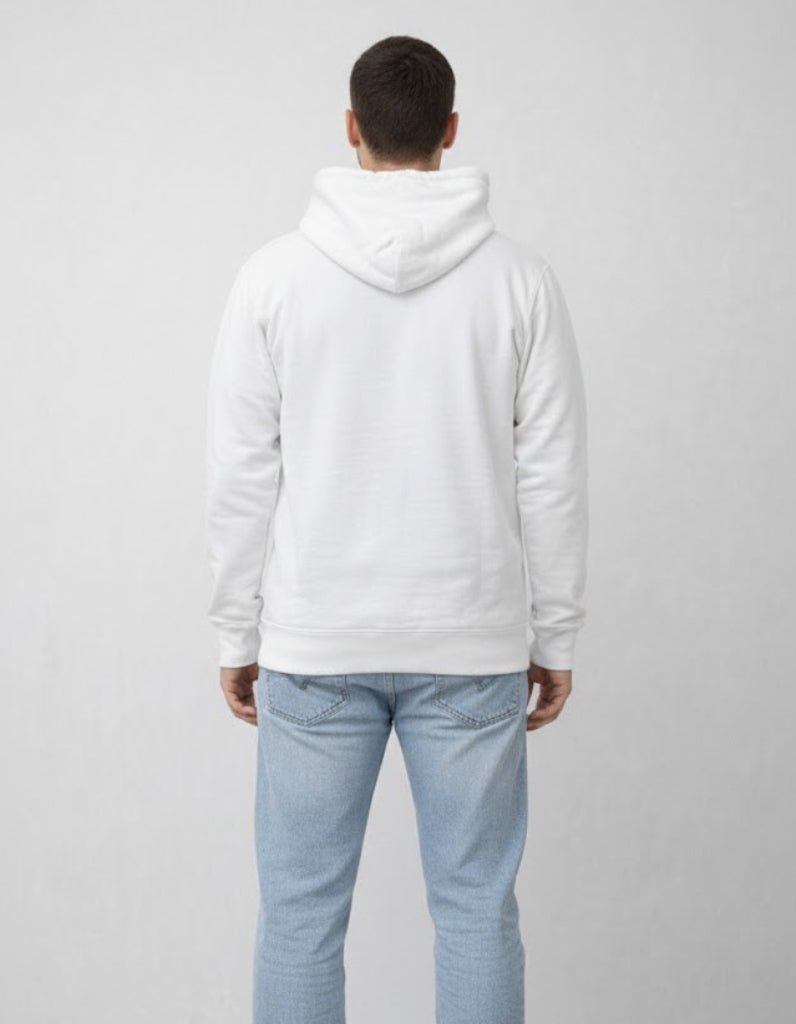 White Signature Hoodie