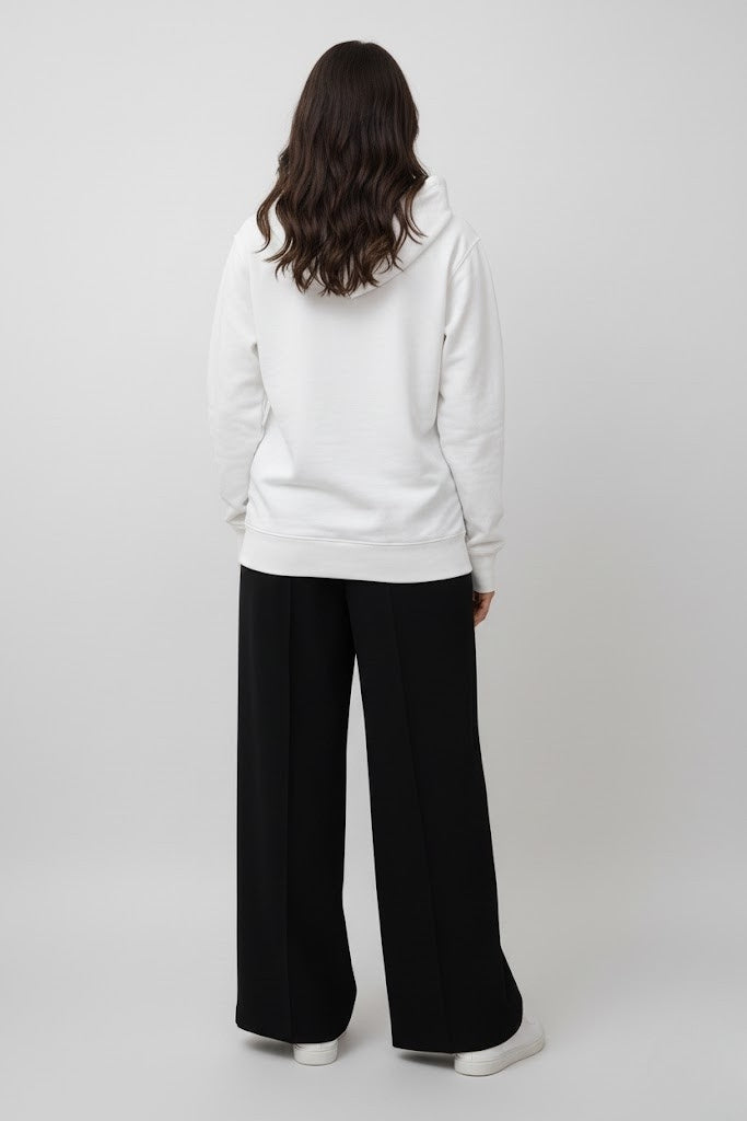 White Signature Hoodie