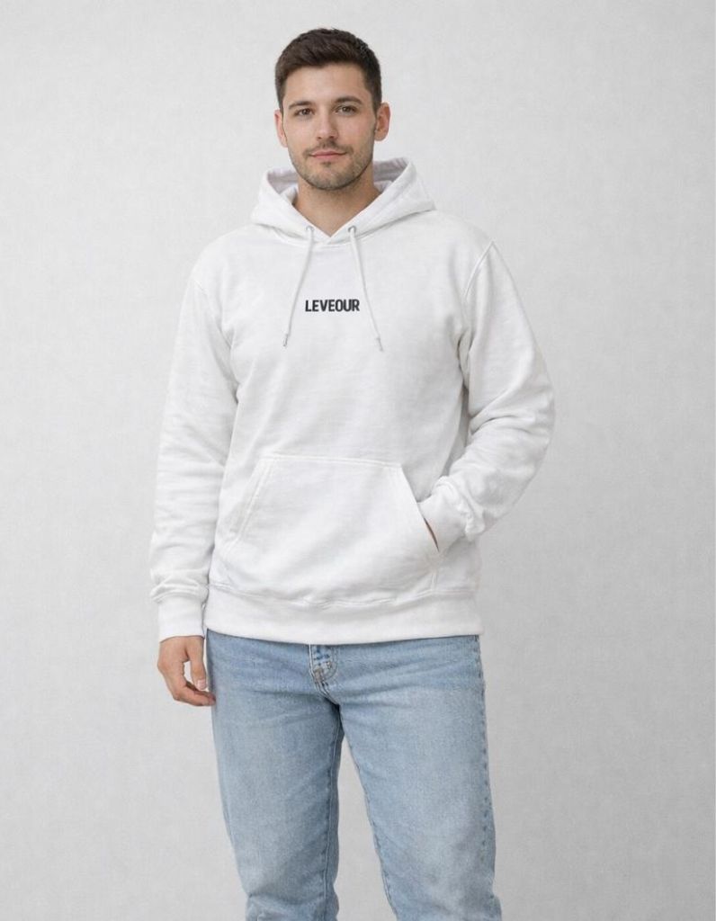 White Signature Hoodie