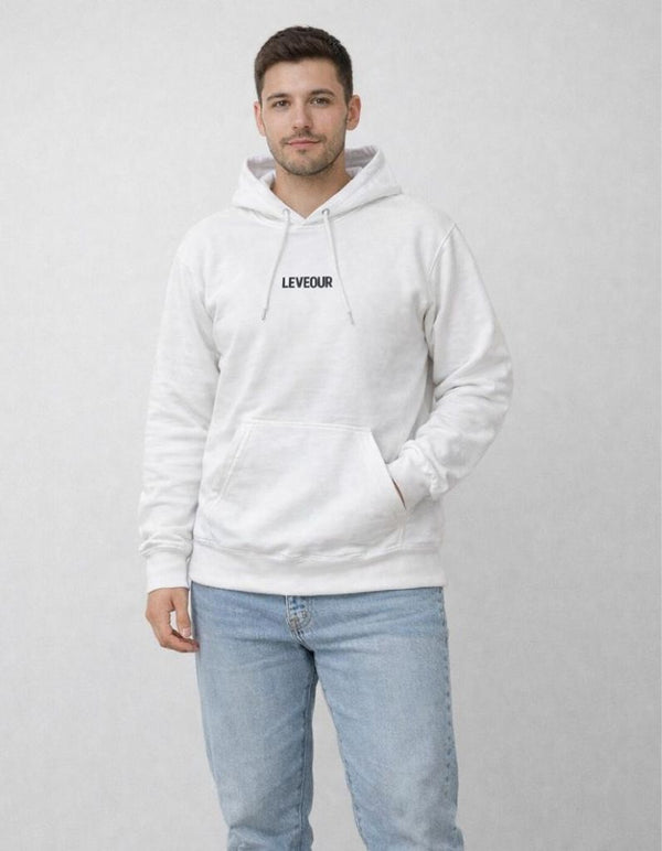 White Signature Hoodie