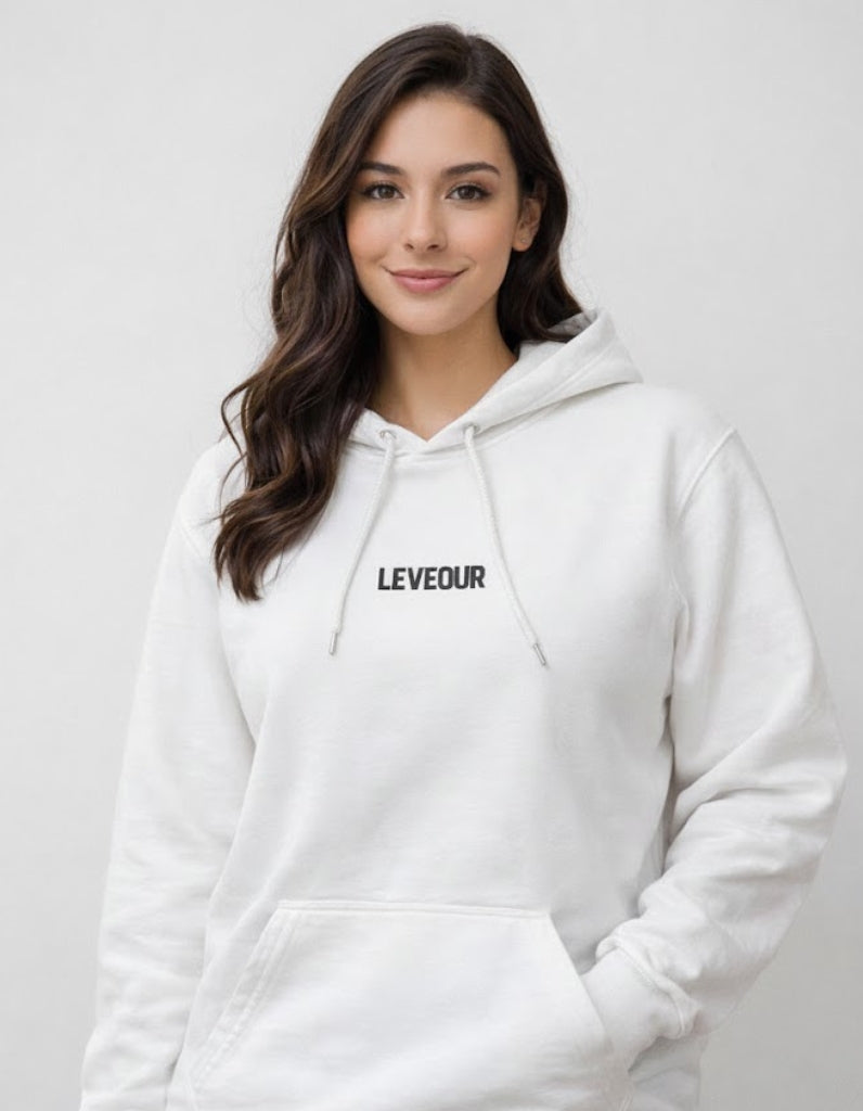 White Signature Hoodie