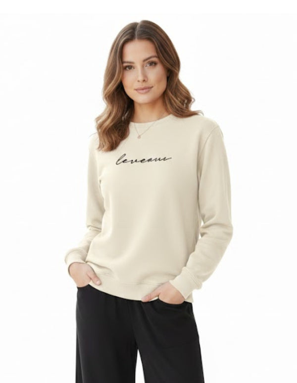 Cream Signature Sweat-Shirt